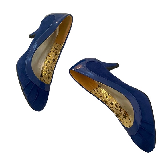 Qupid Shoes Womens Qupid Blue Cobalt Heels Poshmark